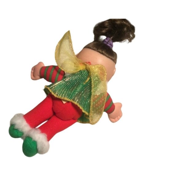 MATTEL CPK CABBAGE PATCH KIDS Christmas ELF ANGEL DOLL 8.5" TALL 1995 - Picture 5 of 10